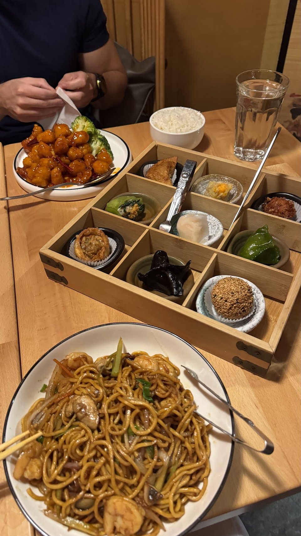 Assorted Dim Sum and Noodles