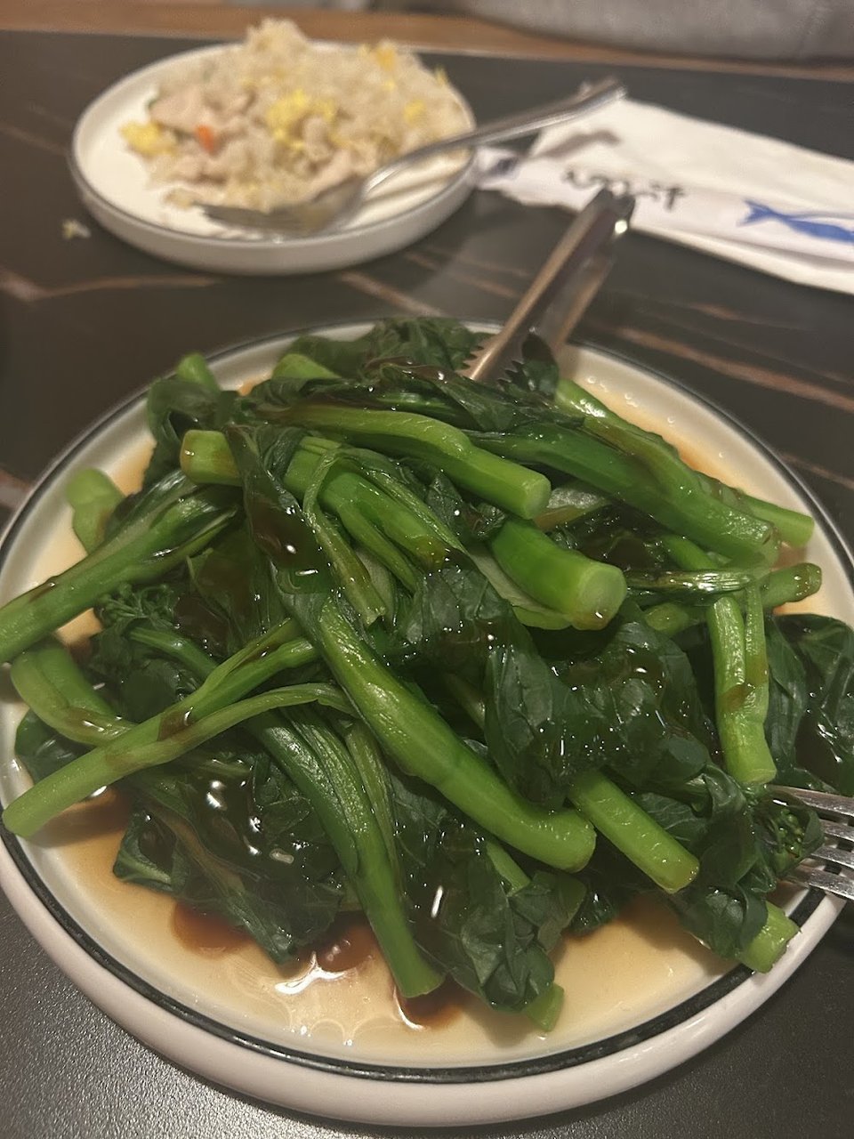 broccoli w spicy garlic style鱼香西芥兰